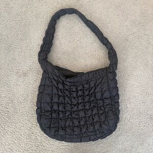 Black Quilted Shoulder Bag